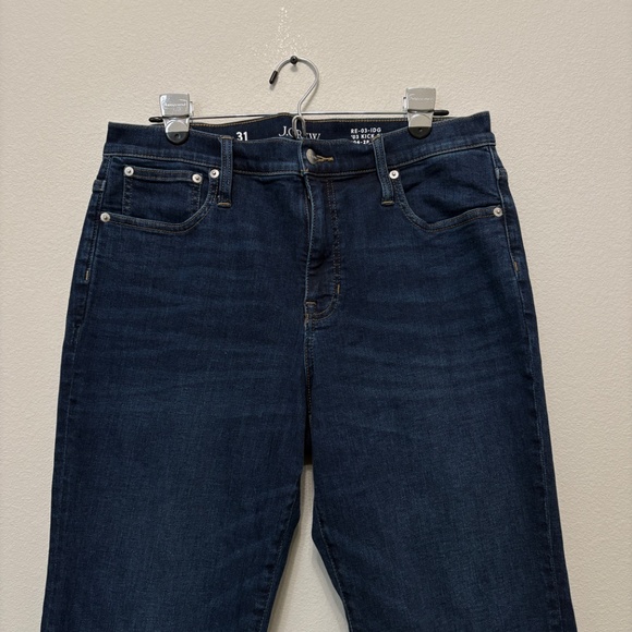 J. Crew Mid Rise Kickout Jean - Dark wash, 31 - Picture 3 of 7